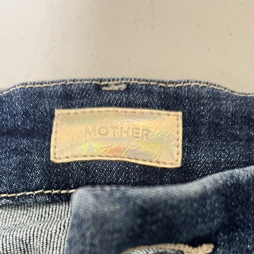 Mother Jeans Womens 25 The Looker Ankle Fray Raw Hem Girl Crush Stretch Denim - Picture 7 of 14